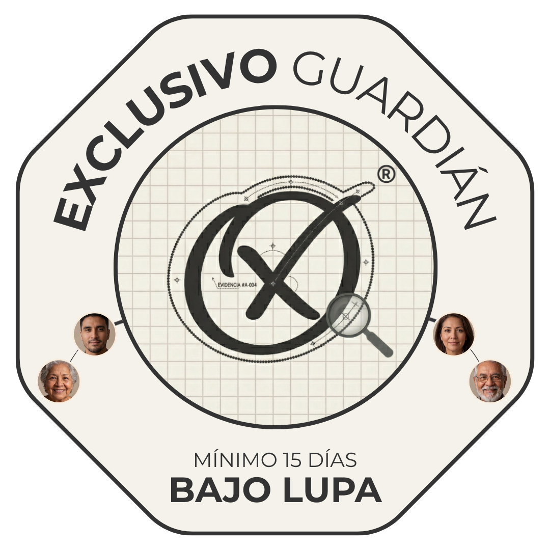 Sello Odvux Bajo Lupa - producto en evaluacion con respaldo Odvux